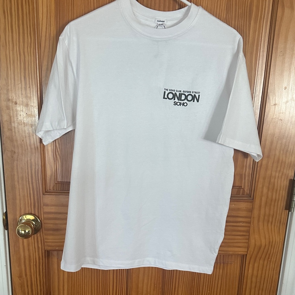 Garage White oversized London Soho Tee XXS/XS
